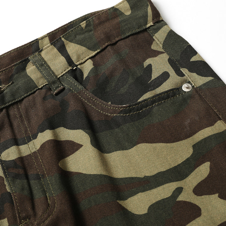 Fashion Camouflage Casual Trousers Men