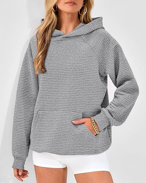 Women's Long Sleeve Hooded Fashion Tops