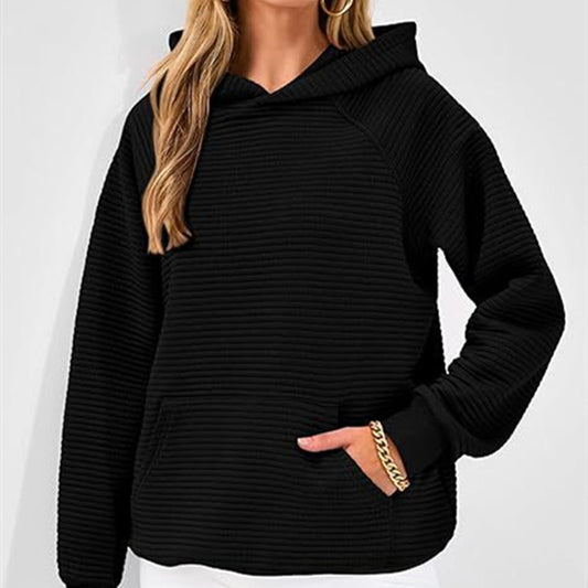 Women's Long Sleeve Hooded Fashion Tops