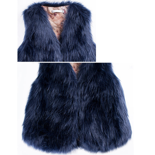 Winter Wool Fur Vest Warm Vest