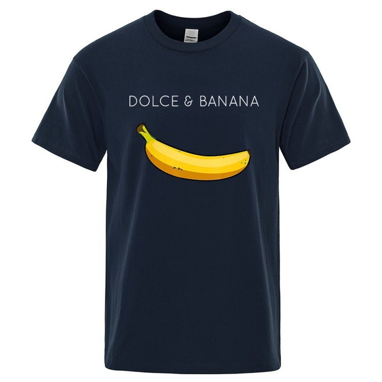 Dolce Banana Fashion Print Men T-shirts