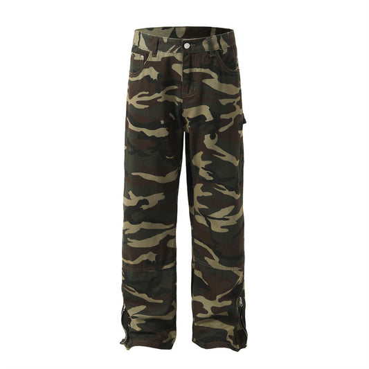 Fashion Camouflage Casual Trousers Men