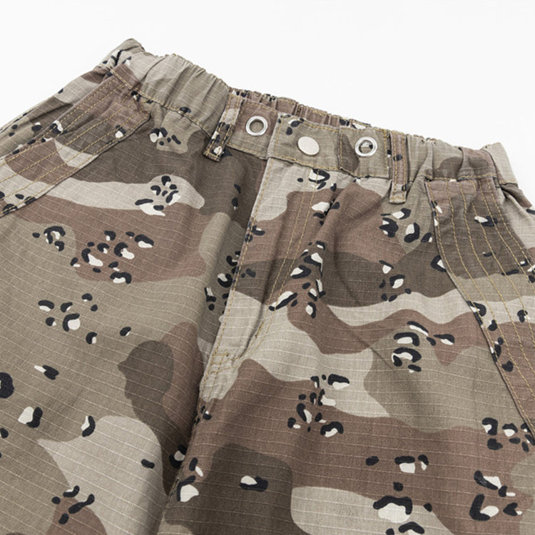 Camouflage Trousers Men Sports Straight Pants