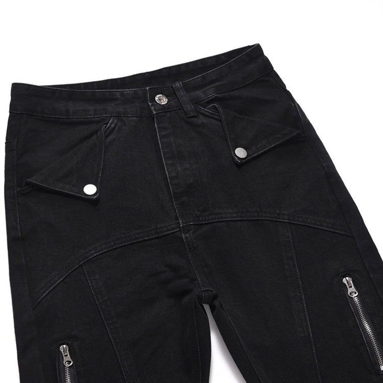 Fashion Personality Denim Trousers Men