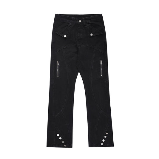 Fashion Personality Denim Trousers Men