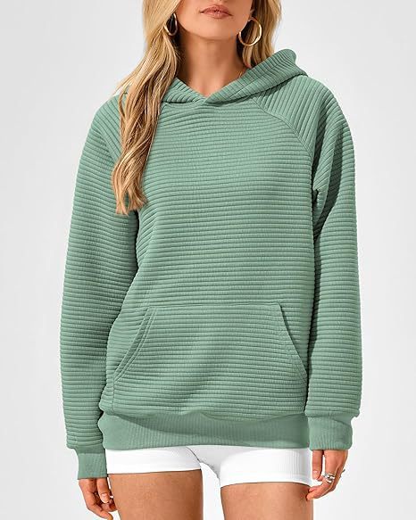 Women's Long Sleeve Hooded Fashion Tops