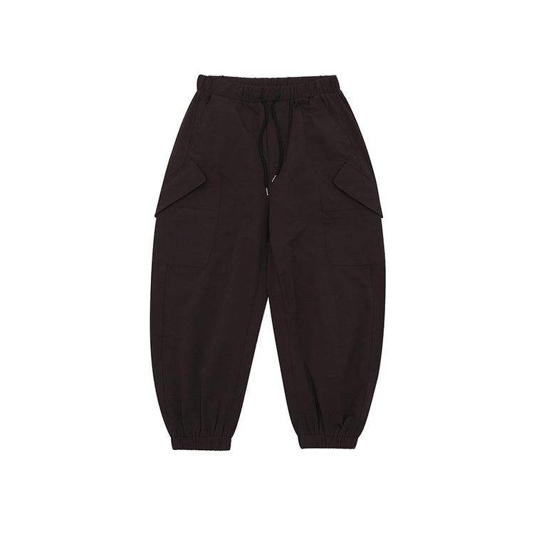 Fall Casual Trousers Polyester Men