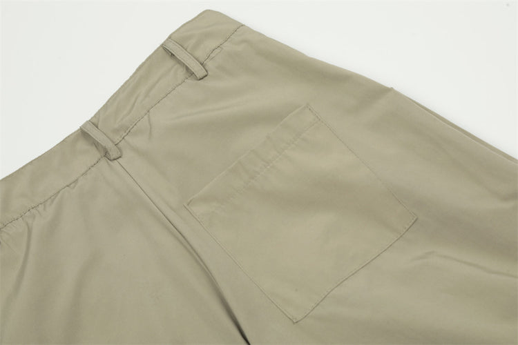 Pleated Workwear Casual Trousers For Men